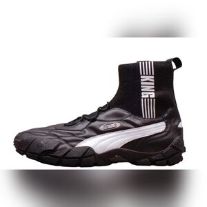 Puma King Centaur Men's Limited-Edition Sock Sneakers / Sz 10.5 / Black, white